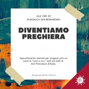 Diventiamo preghiera Diventiamo preghiera